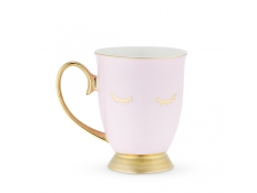 Holly Mug Pestañas Rosado